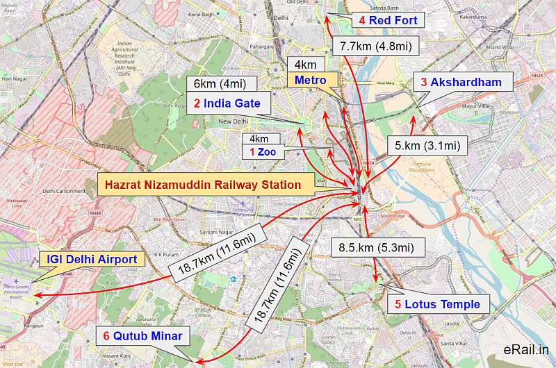 places to visit in delhi near hazrat nizamuddin railway station